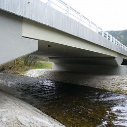 hrb - Bridge across the river - main road 20 - Czech Republic